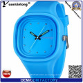 Yxl-982 nueva moda de la marca de fábrica del silicón famoso reloj deportivo reloj de cuarzo casual estilo mujeres vestido reloj jalea reloj para hombres niños señora